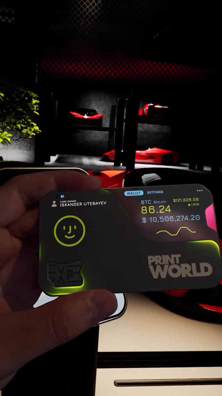 Print World Smart Wallet – Multi-Crypto VIP Banking Payment Card